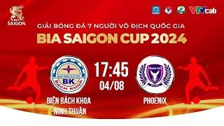 Trực tiếp: Điện Bách Khoa NT - Phoenix | Giải bóng đá 7 người VĐQG Bia Saigon Cup 2024 #HPLS11