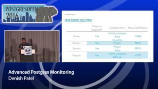 Postgres Open 2016 - Advanced Postgres Monitoring