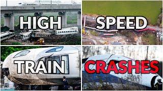 High-Speed Train Crash Compilation