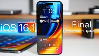 iOS 16.1 - Final Features and Updates