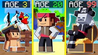 Surviving 99 Years As a PIRATE In Minecraft!