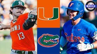 Miami vs #8 Florida (Game 2) | 2025 College Baseball Highlights