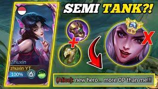 SEMI TANK ZHUXIN IS BETTER THAN ALICE?! | ZHUXIN BEST BUILD -MLBB #zhuxinmlbb #zhuxin #zhuxinYT