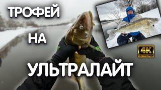 ТАЩИЛИ ВДВОЕМ этого судака!!! Спиннинг до 7 грамм, 0,12 флюр! Рыбалка на микроджиг и ультралайт.