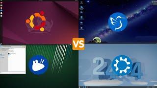 Ubuntu VS Kubuntu VS Xubuntu VS Lubuntu (24.04 LTS) | RAM Consumption