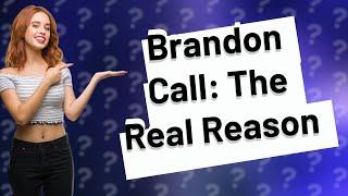 Why did Brandon Call retired from acting?