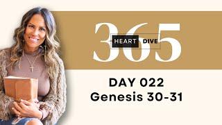 Day 022 Genesis 30-31 | Daily One Year Bible Study | Audio Bible Reading with Commentary