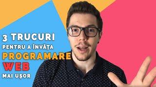 3 trucuri pentru a învăța programare web ușor