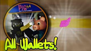 Roblox Pig 64 | How to Collect All Wallets!