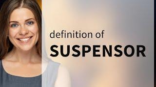 Suspensor | SUSPENSOR meaning