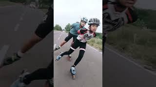 Road practice inline speed skating #skating #skater #inlineskating #shorts #reels #practice #video