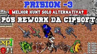 Tibia - EK HUNT SOLO PRISION -3, BUFFS Plague Smith e Blightwalker - TUTORIAL 100% EXPLICADO!