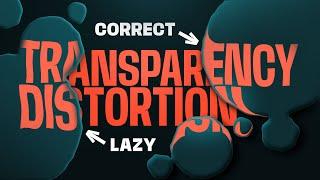 3 ways to create transparency distortion in After Effects