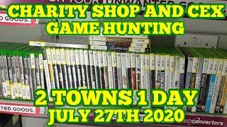 Charity shop and CEX games hunting in 2 towns!