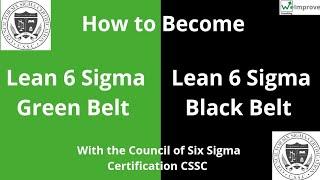 How to Be Certified lean six sigma online I Lean Six Sigma Black Belt and Green Belt