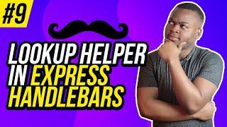 Lookup Built in helper - Express Handlebars - #9