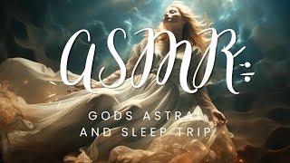 ASMR Roleplay: God takes you on an Astral and sleep  journey (black screen)