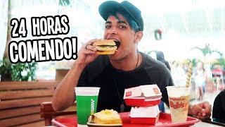 24 HORAS COMENDO TUDO