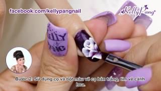 Học vẽ móng - Vẽ cọ bản Nét đẹp hoàng gia | KellyPang Nail