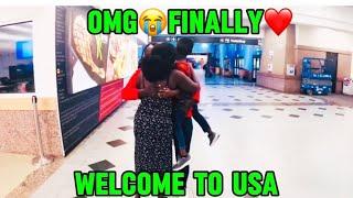 FROM KENYA TO USA  PICKING UP OUR SISTER FROM AIRPORT