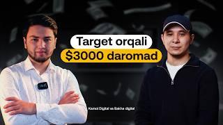 Shogirdim 2 yilda Targeting orqali 3.000$ daromadga erishdi. Target podcast 2-son