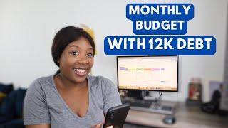 MONEY COACH REVIEWS YOUR BUDGET: Monthly Budget With 12k Debt!