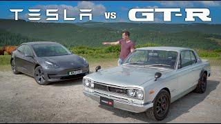 Tesla vs GT-R - Can a Hakosuka take on the Model 3?