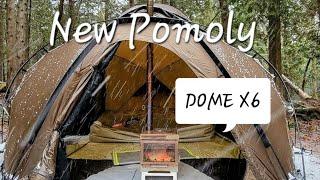 NEW POMOLY DOME X6 / FREESTANDING HOTTENT / 2 DAYS FAMILY CAMPING