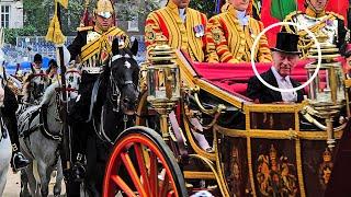 King Charles Welcomes Emperor Naruhito & His Wife, Empress Masako at Horse Guards Parade in London