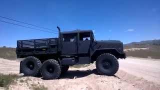 BMY M931A2 5 ton quad cab - military truck crew cab - wheel articulation