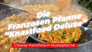 Die One Pot Cheesy Nudel-Hackfleisch Pfanne | Die Grillshow 602  #bbq #foodporn #outdoorcooking