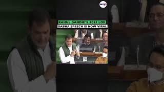 Rahul Gandhi's Lok Sabha Speech From 2022 Is Viral Now As Adani Stocks Take A Beating #shorts