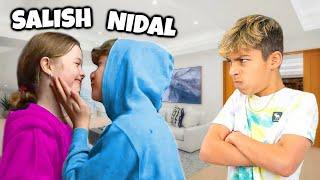 Salish & Nidal KISS ON CAMERA.. (Ferran is MAD)