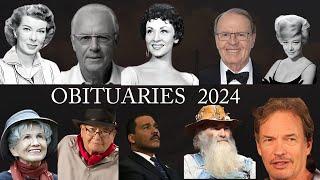 Obituaries in 2024 Famous Celebrities we  Lost in 2024 Ep 01 OBITUARIES TV