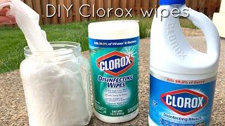 DIY DISINFECTANT WIPES | Homemade Disinfectant Wipes | DIY Clorox wipes