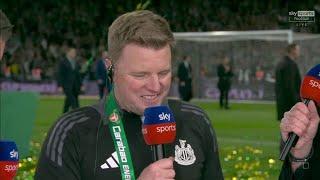 Eddie Howe Post Match Interview | Liverpool vs Newcastle 1-2