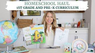 Homeschool 1st Grade Curriculum and Pre-K Picks! Flip Throughs, Morning Basket - Homeschool Haul!