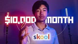 How I Make $2000/Month On Skool.com (At 16 + with no social media)