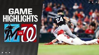 Marlins vs. Nationals Game Highlights (9/12/24) | MLB Highlights