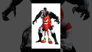 Knuckles as Venom #sonic3 #venomthelastdance #digitalartist #shorts