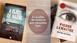 5 novelas de misterio muy top. #shorts #bookshorts #misterio #thriller