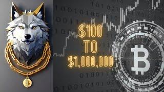 Day 22  $100 to 1M! BR $274 Bitcoin Price Crypto Pump Crypto Trading Crypto Bitcoin 100k!