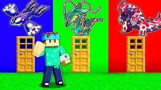 Don't Choose the Wrong MEGA POKEMON Door in Pixelmon! (Minecraft)