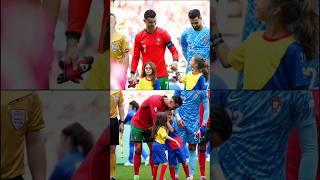 This little girl will never forget that moment ️ #Euro2024 #CristianoRonaldo