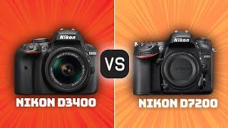 Nikon D3400 vs Nikon D7200: Which Camera Is Better? (With Ratings & Sample Footage)