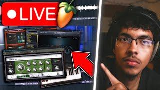 MAKING SAMPLES & BEATS LIVE | SYNTH CAM!