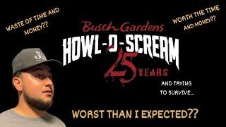 Opening Night Of Howl-O-Scream Tampa 2024 | Was It Worst Than I Expected??