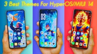 3 Best Themes for Xiaomi HyperOS/MIUI 14 for Icon Packs ‼️