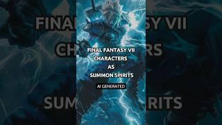 AI Draws Final Fantasy VII Characters as Summon Spirits!