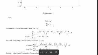 Numerical derivatives in python using numpy.gradient() function: 1-dimensional case.